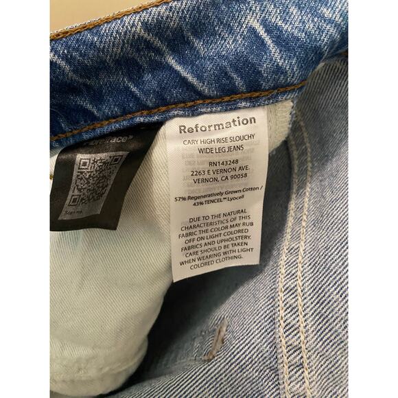 Reformation Cary Wide Leg Jeans | Colorado wash | 26 - Picture 8 of 14